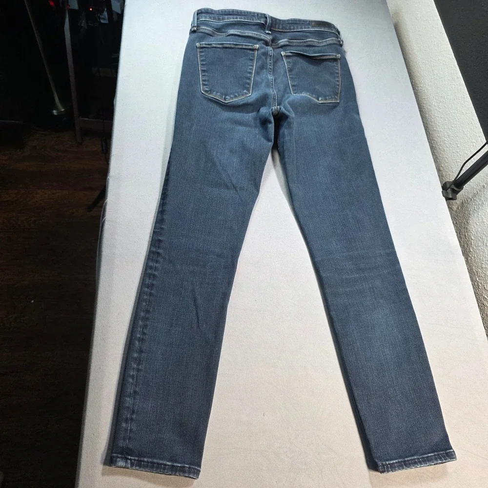 Abercrombie & Fitch Simone High Rise Ankle Jeans Dark Wash Blue Size 27 4R Slim‎